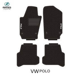 Front And Rear Personalized Car Mats Eco Friendly Rubber Non Skid With Logo